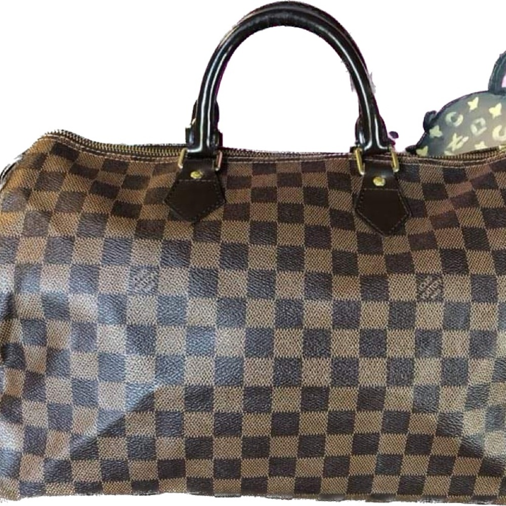 Authentic Louis Vuitton Ebene Speedy 35